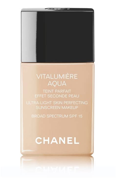 chanel vitalumière aqua ingredients|vitalumière aqua spf 15.